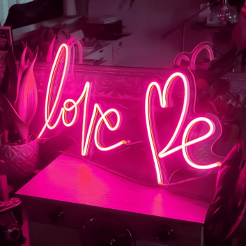 Love Me Neon Sign: Illuminate Your Space with Affection and Warmth