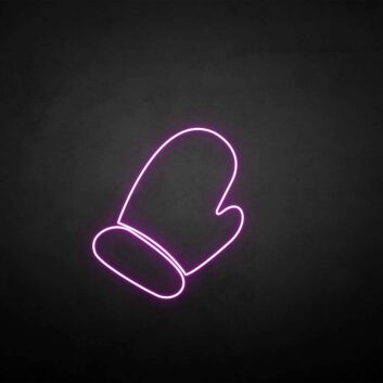 marry christmas-glove&#39; neon sign