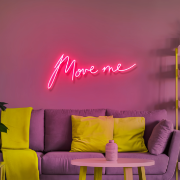 Move Me: Vibrant Neon Art to Energize Your Space