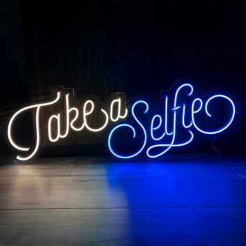 Take a Selfie Neon Sign: Capture the Moment with Style and Flair