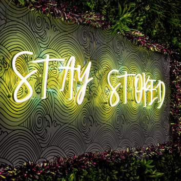 Stay Stoked Neon Sign: Ignite Your Space with Endless Energy and Excitement