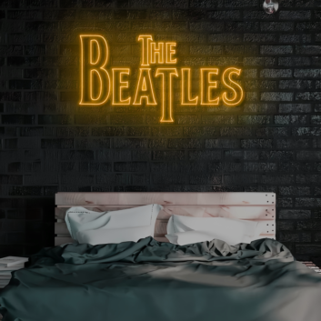The Beatles Neon Sign: Light Up Your Space with Timeless Musical Vibes