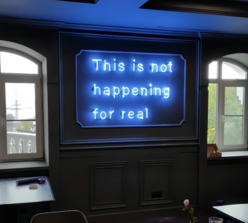 This Is Not Happening for Real: Embrace the Surreal with Neon Illumination