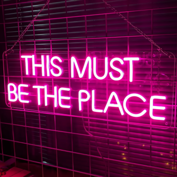 This Must Be The Place: Illuminate Your Space with Neon Charm