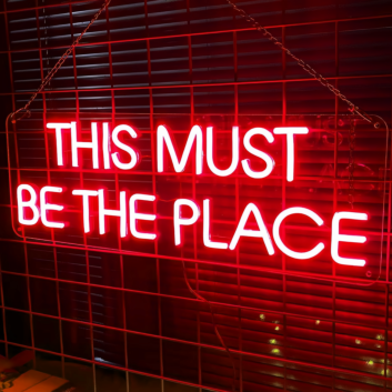 This Must Be The Place: Illuminate Your Space with Neon Charm
