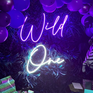 Wild One Neon Sign: Embrace Adventure with Neon Glow