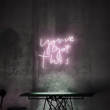 You Have Got This: Illuminate Your Space with Confidence and Neon Glow