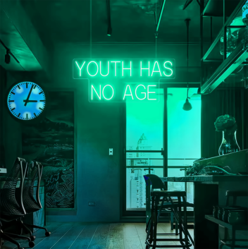 Youth Has No Age: Embrace Youthfulness with Neon Vigor