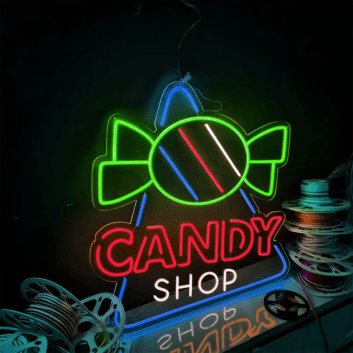 Candy Shop LED Neon Sign