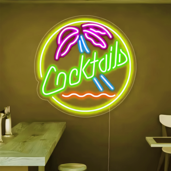 Customize Cocktails Beer Bar: Add a Touch of Neon Brew to Your Space