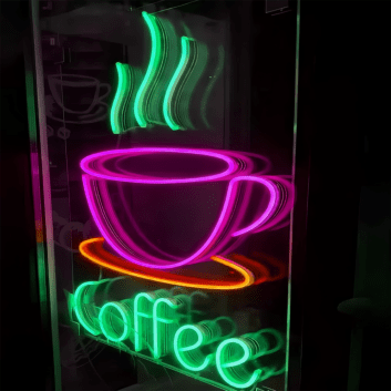 Custom Coffee Cup LED Neon Sign