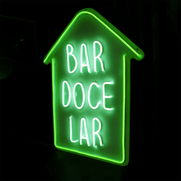 Bar Doce Lar House LED Neon Sign