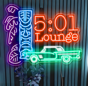 Customize Lounge: Light Up Your Space with Neon Relaxation
