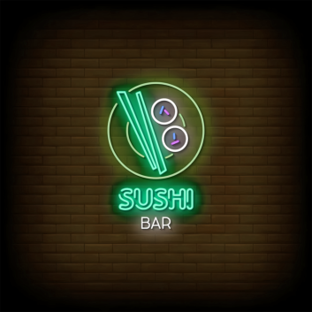 Customize Sushi Bar: Add a Touch of Neon Sushi to Your Space