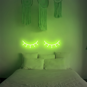 Lashes: Illuminate Your Space with Neon Glamour