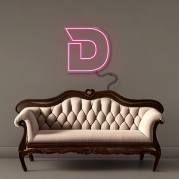 Neon Letter D Neon Signs
