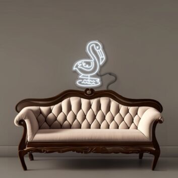 Doodle Flamingo Neon Signs