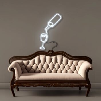 Glass of Wine Led Neon Signs