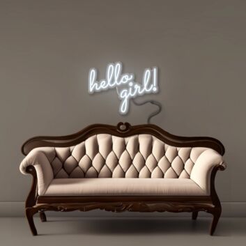 Hello Girl Led Neon Signs