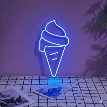 Ice Cream Cone Led Neon Signs