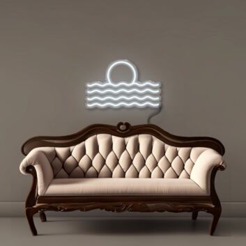 Sun &amp; Waves Neon Signs
