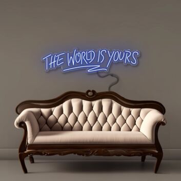 The world is yours Led Neon