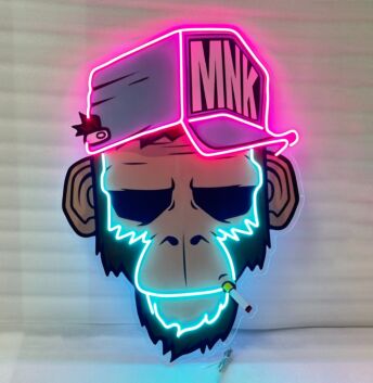Spoiled Monkey Led Neon Acrylic Artwork