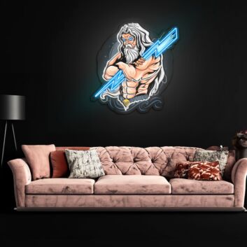 The Power Of Thunder Neon Sign X Acrylic Artwork