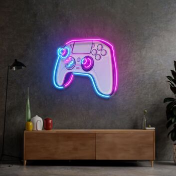 Stick Controller Cartoon Led Neon Sign Light Pop Art