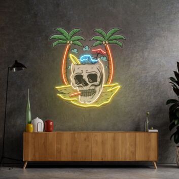Skull Island Led Neon Sign Light Pop Art
