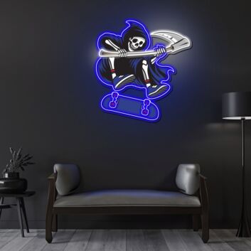Reapers Neon Sign X Acrylic Artwork