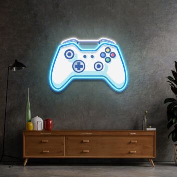 Game Controller LED Neon Acrylic Artwork