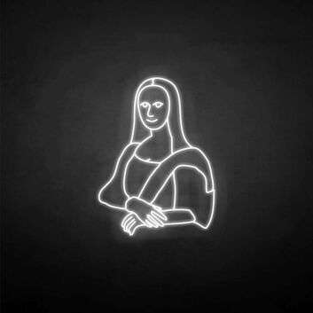 Lisa&#039;s Smile&#39; Neon Sign