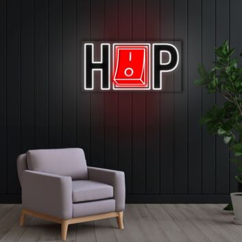 Hiphop Neon Sign X Acrylic Artwork