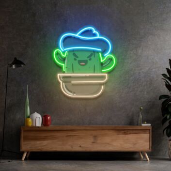 Cactus Led Neon Sign Light Pop