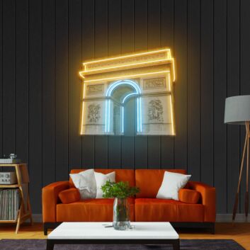 Arc De Triomphe Led Neon Acrylic Artwork