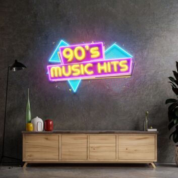 90S Music Hits Led Neon Acrylic Artwork