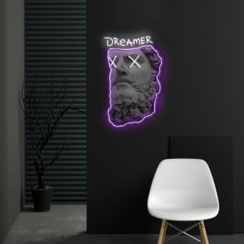 Dreamer Neon X Acrylic Artwork