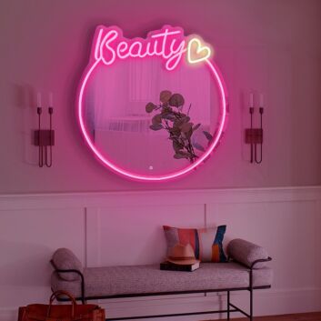 Beauty Glow LED Mirror Neon Light