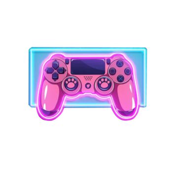 Gamer&#039;s Controller Led Neon Sign Light Pop Art