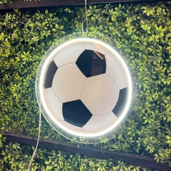 Soccer Ball Circle LED Neon Sign