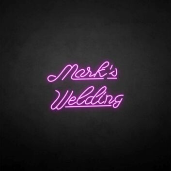 Maik&#39;s welding&#39; neon sign