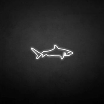&#39;Shark shape&#39; neon sign
