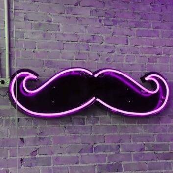 Uncle Beard Black Backboard LED Neon Sign