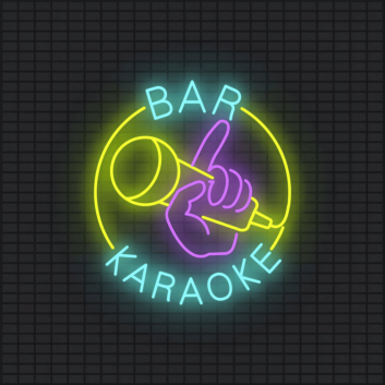 Customize Energetic Bar Singing Rock Neon Sign