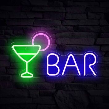 Customize Cocktail Bar Sign Neon Light