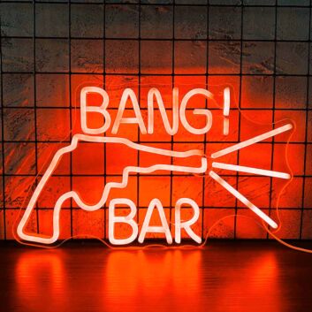 Customize GUN BANG! BAR Neon Light