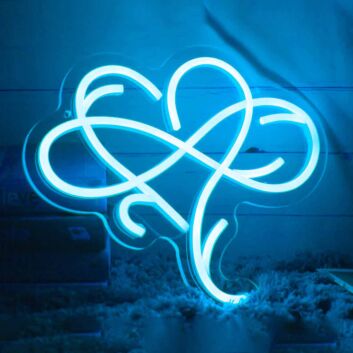 Infinite Love Heart Neon Light