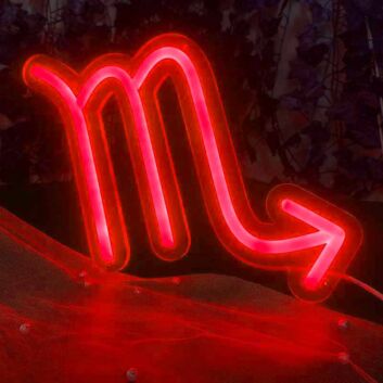 Scorpio Zodiac Sign Neon