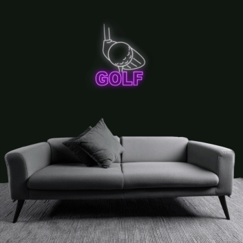 Customize Golf Swing Icon Neon Sign